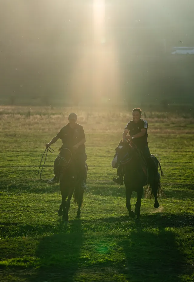 Riding into the Light